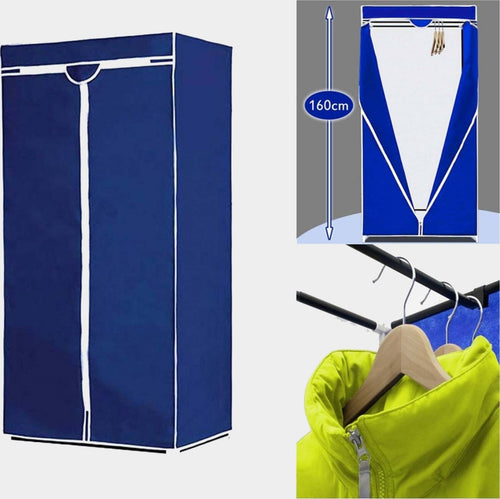 ARMADIO GUARDAROBA SALVASPAZIO CON COPERTURA 75X50X160CM ABITI VESTITI ORGANIZER Casa e cucina/Organizzazione interni/Organizzazione guardaroba/Armadi pieghevoli Trade Shop italia - Napoli, Commerciovirtuoso.it