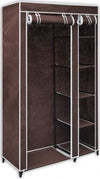 Armadio-Guardaroba-Tessuto-Tnt-110x46xh175cm-Cabina-Appendiabiti-Acciaio