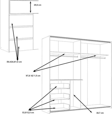 armadio-moderno-per-camera-da-letto-2-ante-scorrevoli-in-legno-marrone-e-grigio-scuro-GBV2245,166,0JKK
