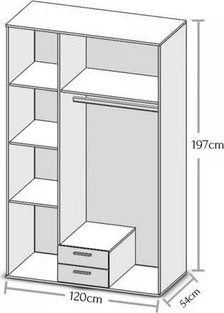 armadio-moderno-per-camera-da-letto-3-4-ante-scorrevoli-in-legno-cameretta-marrone-e-grigio-scuro-YUU2651,190V55