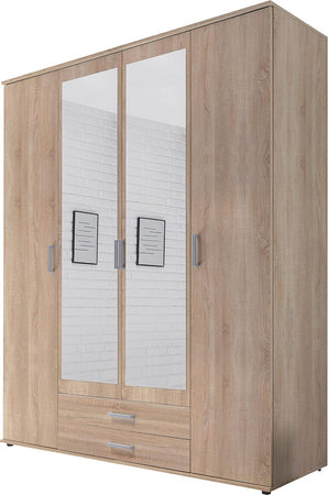 armadio-moderno-per-camera-da-letto-3-4-ante-scorrevoli-in-legno-con-specchio-marrone-T2651,205,0S