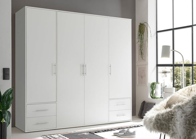 armadio-moderno-per-camera-da-letto-4-ante-battenti-4-cassetti-in-legno-bianco-77Y2651,240F55