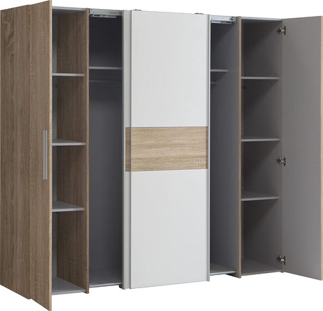 armadio-moderno-per-camera-da-letto-4-ante-scorrevoli-in-legno-con-mensole-interne-ingresso-ufficio-T2245,153S
