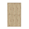 Armadio multiuso Medea 6 ante colore rovere 109.2x34.9xH191.9 cm.