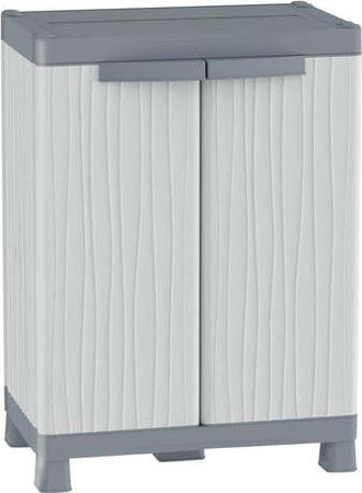 Armadio-plastica-Terry-1002569-WAVE-Base-700-Grigio-chiaro-e-scuro
