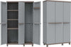 Armadio-plastica-Terry-1002812-C-RATTAN-102A-Grigio-e-Tortora