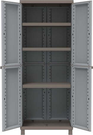 Armadio-plastica-Terry-1002814-C-RATTAN-2680-Grigio-e-Tortora