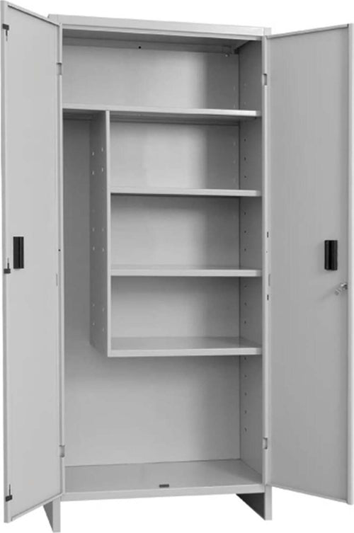 Armadio portascope in metallo verniciato 2 ante con 4 ripiani e serratura Fai da te/Organizzazione casa e magazzini/Armadietti metallici Decor Space - Altamura, Commerciovirtuoso.it