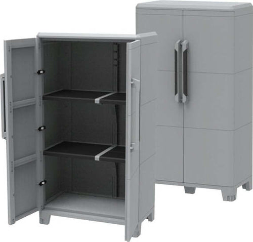 Armadio Transforming Modular 3 - 78x43 6x143 cm - PPL - grigio - Terry Fai da te/Organizzazione casa e magazzini/Armadietti metallici Eurocartuccia - Pavullo, Commerciovirtuoso.it