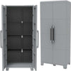 Armadio Transforming Modular 4 - 78x43 6x184 4 cm - PPL - grigio - Terry Fai da te/Organizzazione casa e magazzini/Armadietti metallici Eurocartuccia - Pavullo, Commerciovirtuoso.it