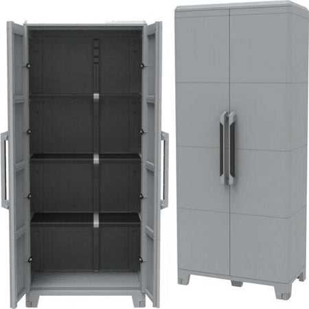Armadio Transforming Modular 4 - 78x43 6x184 4 cm - PPL - grigio - Terry Fai da te/Organizzazione casa e magazzini/Armadietti metallici Eurocartuccia - Pavullo, Commerciovirtuoso.it