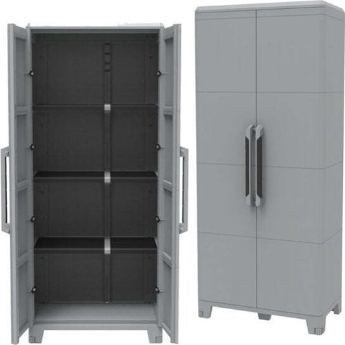 Armadio Transforming Modular 4 - 78x43 6x184 4 cm - PPL - grigio - Terry Fai da te/Organizzazione casa e magazzini/Armadietti metallici Eurocartuccia - Pavullo, Commerciovirtuoso.it