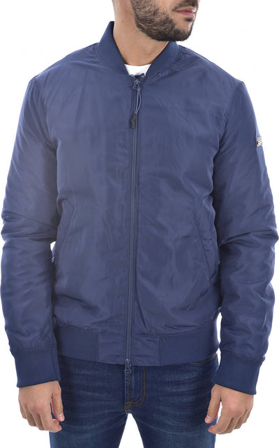 Armani Exchange Bomber Uomo Blu Giacca Casual Full Zip 8NZB61 ZND1Z Giubbotto Blu Scuro Regular Fit GIUBBINO Emporio armani EXCHANGE Euforia - Bronte, Commerciovirtuoso.it