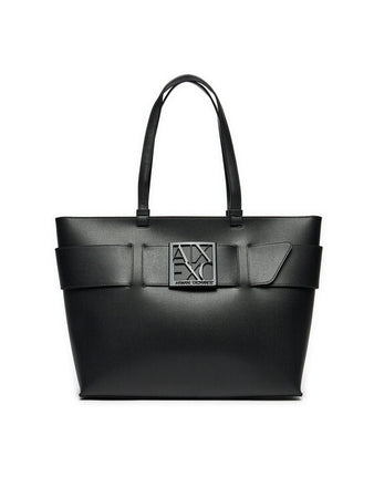 ARMANI EXCHANGE shopping bag total black art.949127