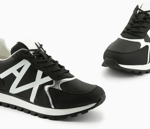 Armani exchange donna sneakers in ecopelle nuova collezione