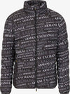 Armani Exchang Giubotto Piumino Uomo Nero Imbottito Trapuntato Invernale Giubbotto Casual Logo Armani Fashion Logo All Over 6GZB06-ZNQSZ-6128 Moda/Uomo/Abbigliamento/Giacche e cappotti/Giacche Euforia - Bronte, Commerciovirtuoso.it