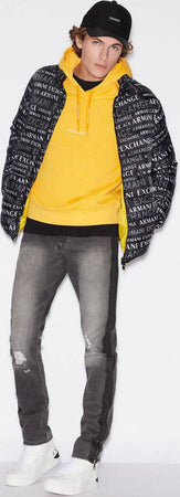 Armani Exchang Giubotto Piumino Uomo Nero Imbottito Trapuntato Invernale Giubbotto Casual Logo Armani Fashion Logo All Over 6GZB06-ZNQSZ-6128 Moda/Uomo/Abbigliamento/Giacche e cappotti/Giacche Euforia - Bronte, Commerciovirtuoso.it