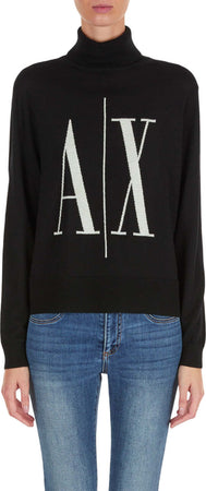 ARMANI-EXCHANGE-Maglie-Nero-da-donna