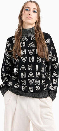 ARMANI-EXCHANGE-Maglie-Nero-da-donna