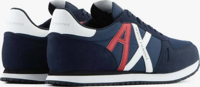 Armani Exchange Scarpe Uomo Blu In Pelle Sneakers Casual Suola In Gomma E Lacci Logo Laterale Moda/Uomo/Scarpe/Sneaker e scarpe sportive/Sneaker casual Euforia - Bronte, Commerciovirtuoso.it