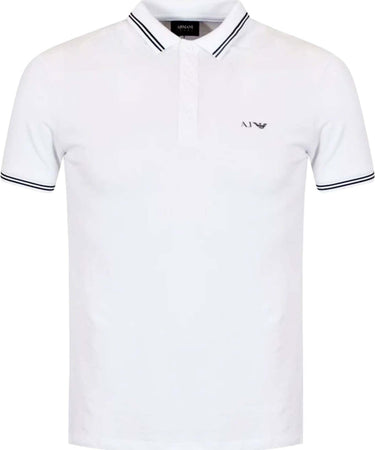 ARMANI jans Polo Uomo In Piquet Di Cotone Con Logo AJ a Contrasto Sul Petto Polo Armani Jeans Euforia - Bronte, Commerciovirtuoso.it