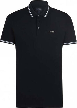 ARMANI jans Polo Uomo In Piquet Di Cotone Con Logo AJ a Contrasto Sul Petto Polo Armani Jeans Euforia - Bronte, Commerciovirtuoso.it