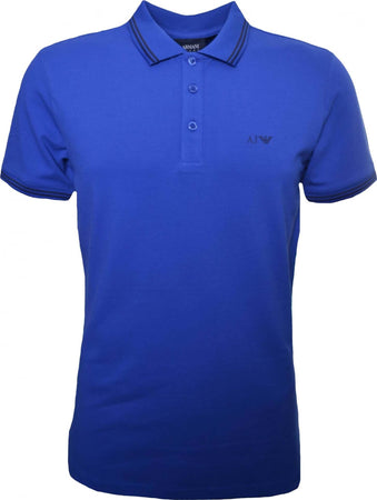 ARMANI jans Polo Uomo In Piquet Di Cotone Con Logo AJ a Contrasto Sul Petto Polo Armani Jeans Euforia - Bronte, Commerciovirtuoso.it