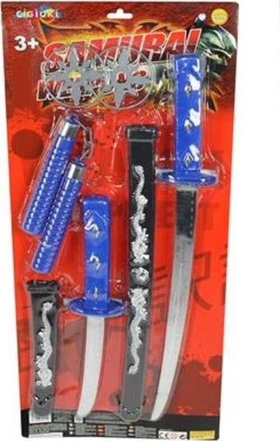 Armi Samurai Set Spada Katana Ninja Gioco Giocattolo Bambini Giochi e giocattoli/Giochi d'imitazione e accessori di travestimento/Costumi e travestimenti/Kit di travestimento Trade Shop italia - Napoli, Commerciovirtuoso.it
