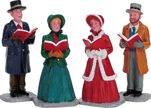 Armonia di Natale, personaggi per villaggio di Natale in poliresina, Set di 4  Casa e cucina/Decorazioni per interni/Addobbi e decorazioni per ricorrenze/Decorazioni natalizie/Oggettistica MagiediNatale.it - Altamura, Commerciovirtuoso.it