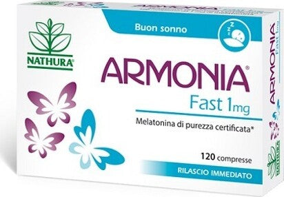 ARMONIA-FAST-1-mg-MELATONINA-integratore-alimentare-120-compresse-Nathura