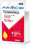 Armor - Cartuccia per Canon - Giallo - CLI-526Y - 10 5ml Elettronica/Informatica/Stampanti e accessori/Accessori per stampanti a inchiostro e laser/Cartucce d'inchiostro Eurocartuccia - Pavullo, Commerciovirtuoso.it