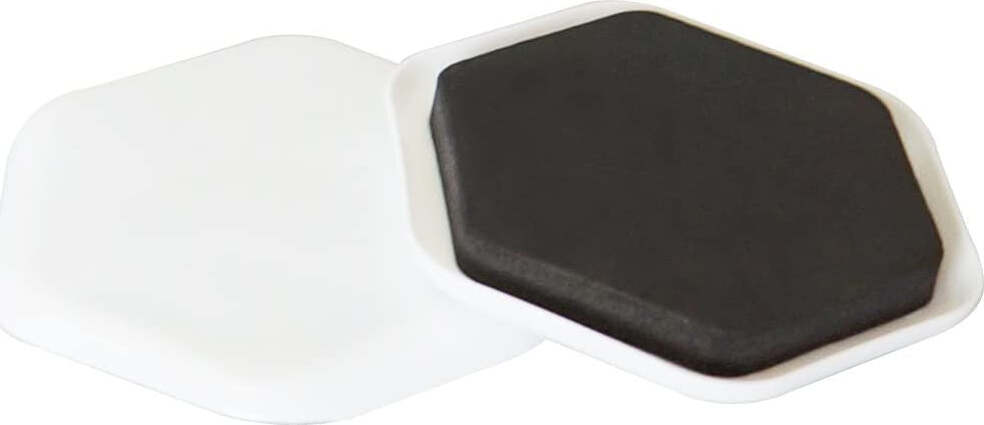 Armour&Danforth-TMX1741-Cuscinetto-Pavimento,-Bianco-17,5-cm-Set-di-4-Pezzi-Nobrand