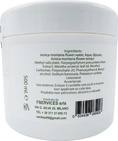 Arnica-Plus-99%-Gel-Extra-Forte-per-Cavalli-Uso-Umano-500MG-Massaggio-Muscoli-Articolazioni-Uso-Sportivo-Dermatologicamente-Testata-Sollievo-Dolore