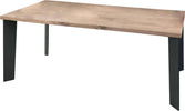 ARNOLD---tavolo-da-pranzo-moderno-in-metallo-e-rovere-impiallacciato-250x100-Nero-Milani-Home