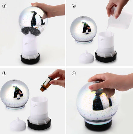 Aromaterapia 7 Led 3d Umidificatore Diffusore Aromi Casa Ufficio Hytc002 Casa, arredamento e bricolage > Accessori Casa > Diffusore Ambiente Trade Shop italia - Napoli, Commerciovirtuoso.it