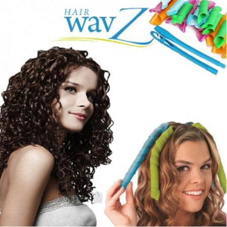 Arriccia-Capelli-Donna-Mossi-Crea-Boccoli-Bigodini-Ricci-Acconciatura-Hair-Wavz