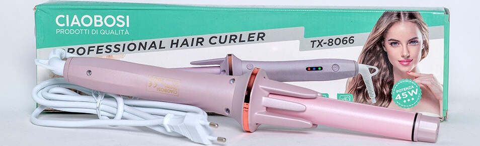 Arricciacapelli Conico Automatico Spazzola Rotante Ricci Onde Boccoli 45w Tx-8066 Bellezza/Cura dei capelli/Strumenti per lo styling/Arricciacapelli Trade Shop italia - Napoli, Commerciovirtuoso.it