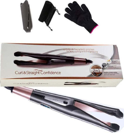 Arricciacapelli Piastra Spirale Riscaldamento A Pannelli 2in1 Concavo Display Lcd Salute e Bellezza > Cura dei Capelli > Piastre per capelli Trade Shop italia - Napoli, Commerciovirtuoso.it