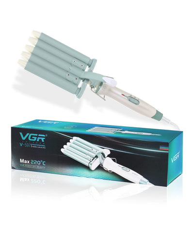 Arricciacapelli Professionale Elettrico A 5 Cilindri Da 16 Mm Styling Vgr V-597