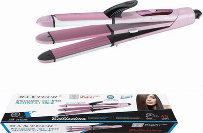 Arricciacapelli-Professionale-Piastra-3in1-Pi-ca014-Capelli-Mossi-Lisci-Frise-45w