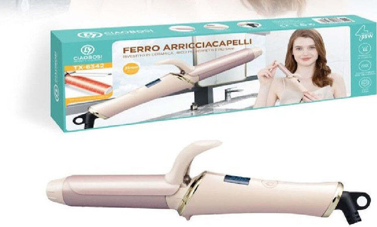 Arricciacapelli Professionale Rivestito In Ceramica Ricci 35 Watt 25 Mm Tx-8342 Bellezza/Cura dei capelli/Strumenti per lo styling/Arricciacapelli Trade Shop italia - Napoli, Commerciovirtuoso.it