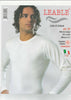 Corpetto da Uomo Bianco con Maniche Lunghe Maglia Intima Girocollo Lana/Cotone per Lui Leable art. 91 Corpetto Uomo L'Orchidea - Siderno, Commerciovirtuoso.it