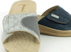 Art. Vr000058 Pantofola Donna In Blu' Moda/Donna/Scarpe/Pantofole L’Orchidea - Siderno, Commerciovirtuoso.it