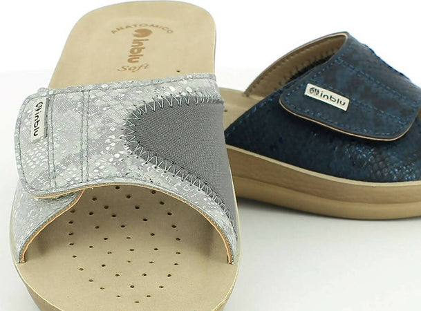 Art. Vr000058 Pantofola Donna In Blu' Moda/Donna/Scarpe/Pantofole L’Orchidea - Siderno, Commerciovirtuoso.it