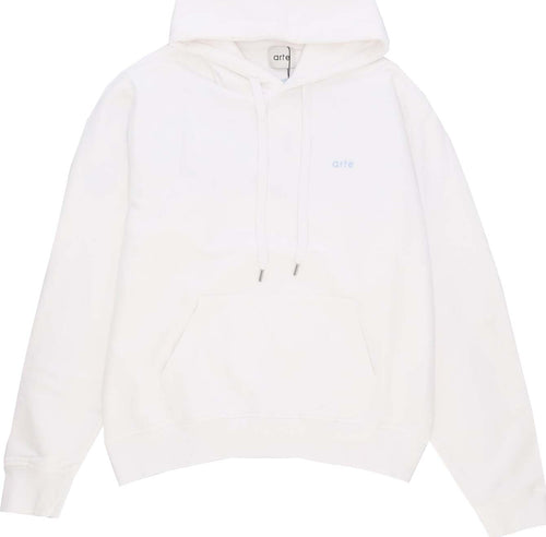ARTE-Felpa-Leggera-Cappuccio-Uomo-Hank-Back-Multi-Runner-Hoodie-White-da-uomo