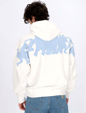 ARTE-Felpa-Leggera-Cappuccio-Uomo-Hank-Back-Multi-Runner-Hoodie-White-da-uomo