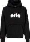 ARTE-Felpa-Leggera-Cappuccio-Uomo-Hannes-Bau-Logo-Hoodie-Black-da-uomo