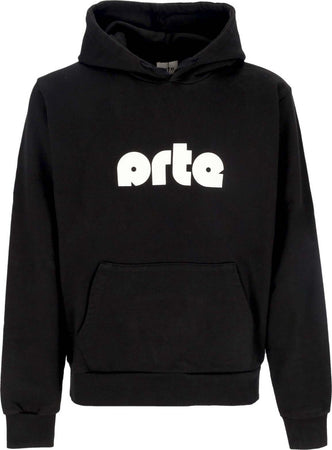 ARTE-Felpa-Leggera-Cappuccio-Uomo-Hannes-Bau-Logo-Hoodie-Black-da-uomo