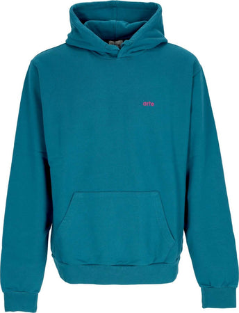 ARTE-Felpa-Leggera-Cappuccio-Uomo-Harmon-Back-a-Pixel-Hoodie-Blue-Lagoon-da-uomo