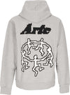 ARTE-Felpa-Leggera-Cappuccio-Uomo-Pixel-Dancers-Hoodie-Grey-da-uomo